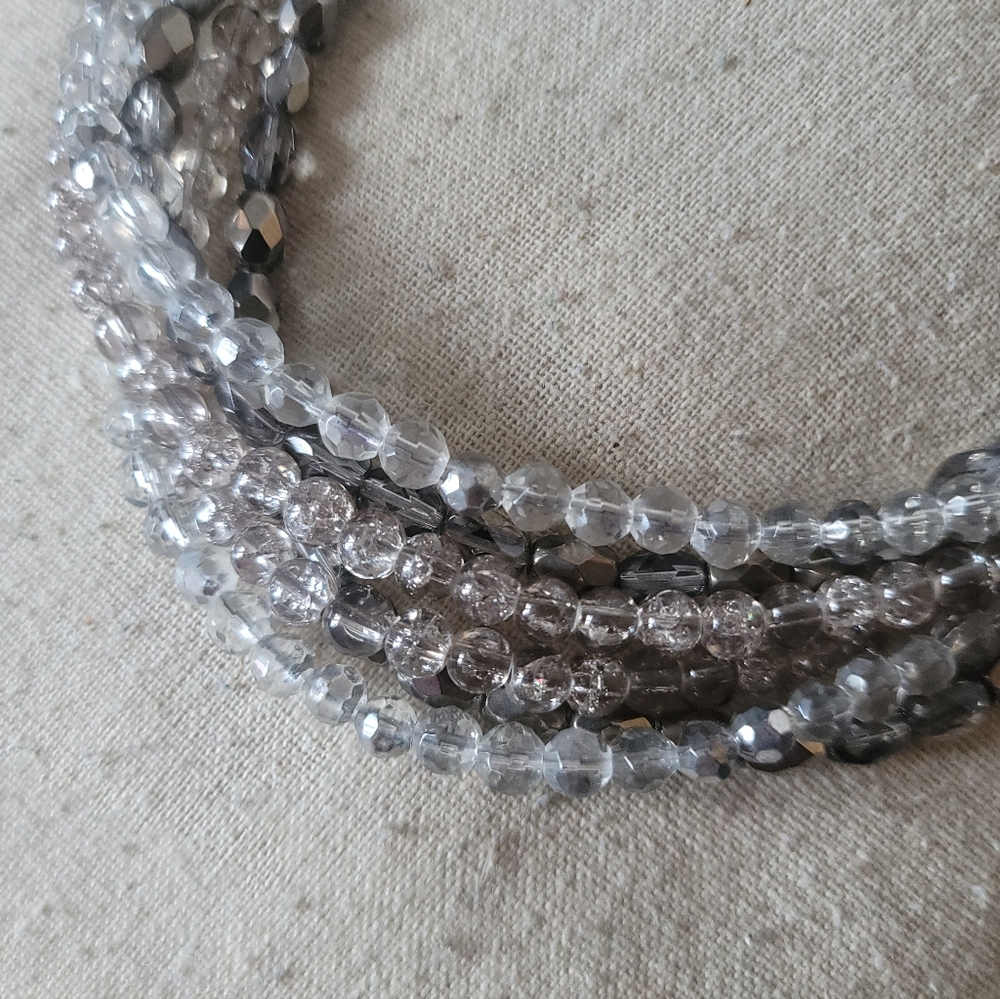 OMBRE Multi-Strand Beaded Necklace - Picture 3 of 6